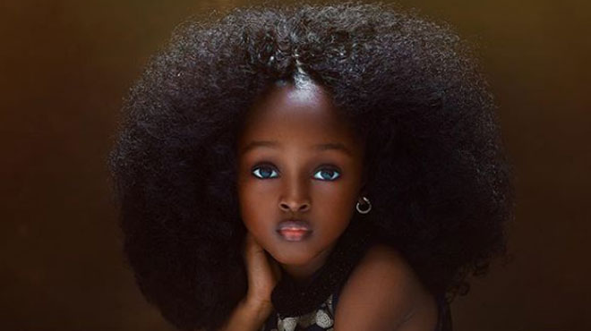 Cette Nigériane de 5 ans vient dêtre élue unanimement La plus belle